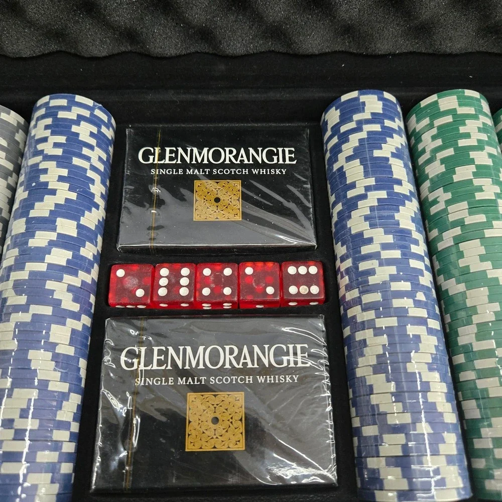 Glenmorangie Scotch Whisky Poker Set Complete With Keys